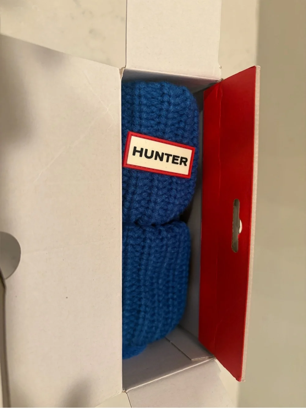 Hunter Unisex Boot Socks - Blue size XL  New in Box